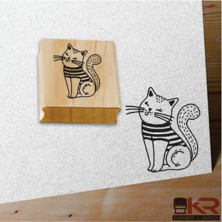 Carimbo Gatinho Manhoso